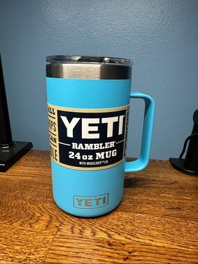 Yeti rambler 24oz mug - reef blue